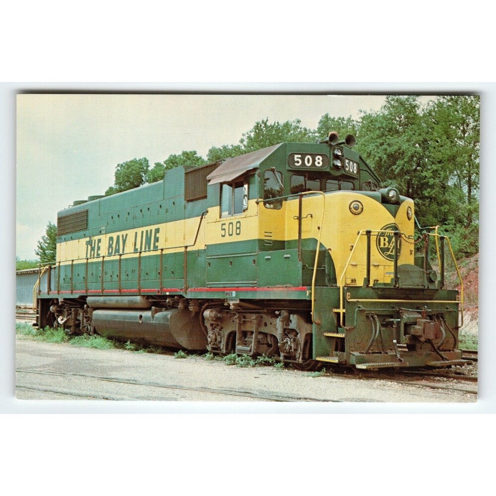 Atlanta & Saint Andrews Bay Railway Locomotive 508 Photochrome Postcard